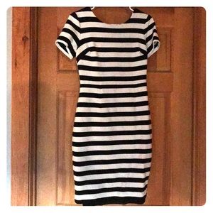 Boden striped dress 8 petite.